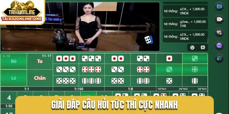Giải đáp câu hỏi tức thì cực nhanh